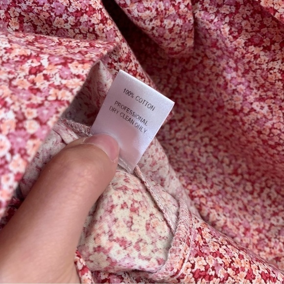 Petersyn pink floral ruffle front maxi skirt - Picture 12 of 13